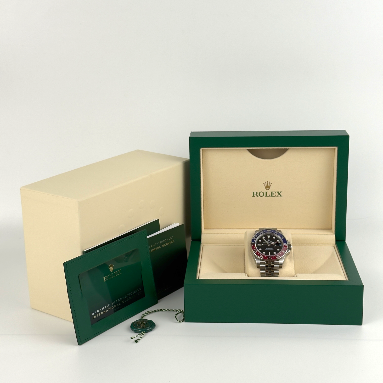 Rolex 126710BLRO GMT Master II Pepsi Stainless Steel Jubilee 2023 - Image 2