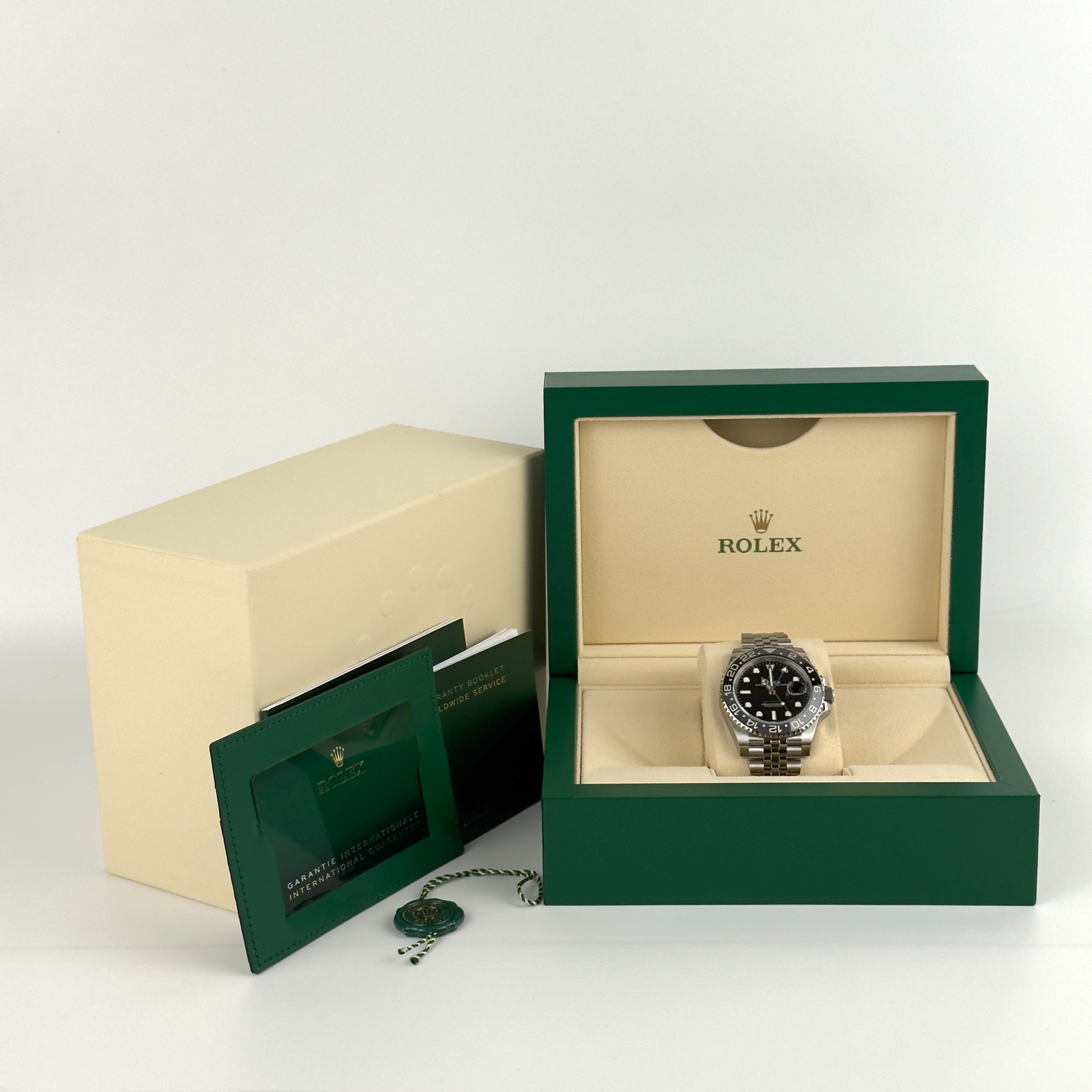 Rolex 126710GRNR GMT Master II Bruce Wayne Stainless Steel Jubilee 2025 - Image 2