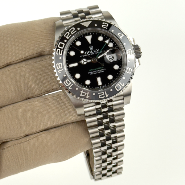 Rolex 126710GRNR GMT Master II Bruce Wayne Stainless Steel Jubilee 2025